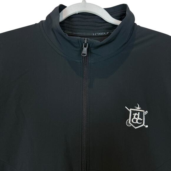 Under Armour Storm Golf Vest Mens M Black Tippecanoe Lake Golf Club Full Zip - Picture 7 of 13